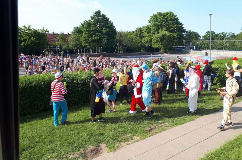 Sidste skoledag på Gammelgaardsskolen